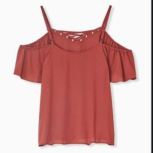 Torrid Madder Cold Shoulder Top